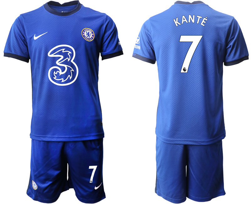 Men 2020-2021 club Chelsea home #7 blue Soccer Jerseys->chelsea jersey->Soccer Club Jersey